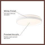Kuzco Vibe Beanie 20-in Flush Mount