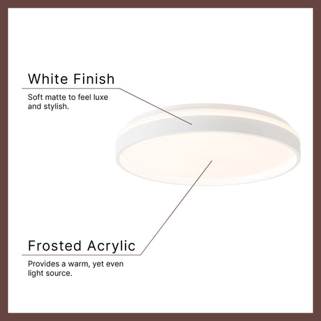 Kuzco Vibe Beanie 20-in Flush Mount