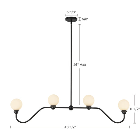 Alora Mood Beckett 48-in Linear Pendant