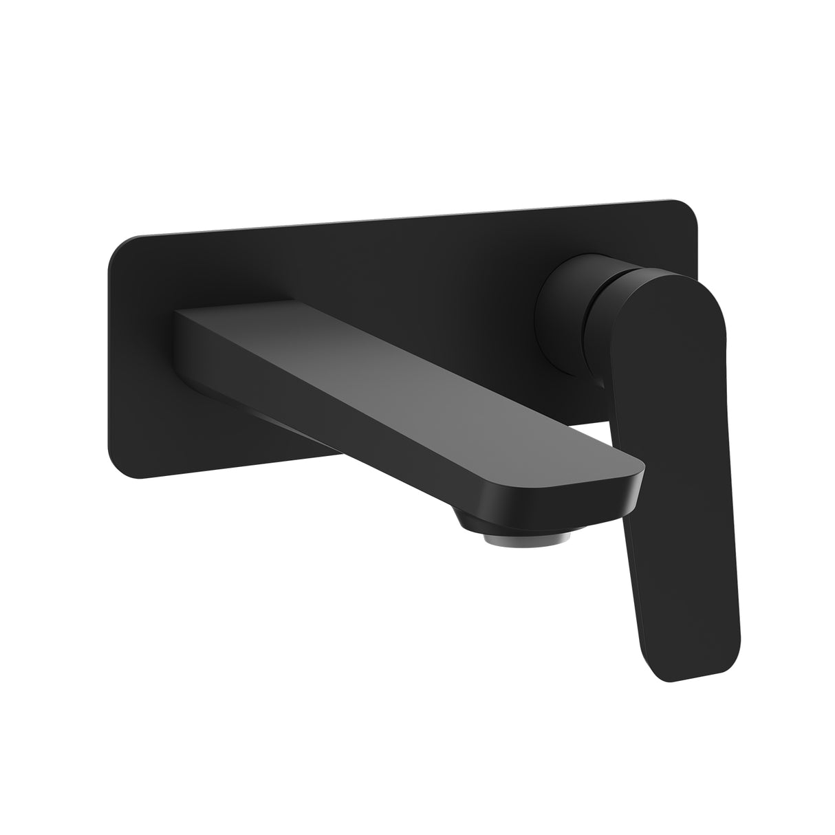 MOROKA Wallmount Lavatory Faucet Without Drain Matte Black