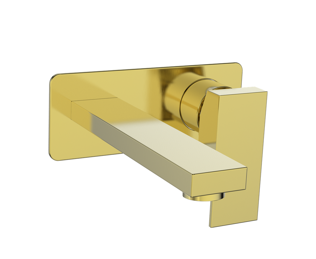 KAPFENBERG WALL MOUNT LAVATORY FAUCET WITH SINGLE FACE PLATE