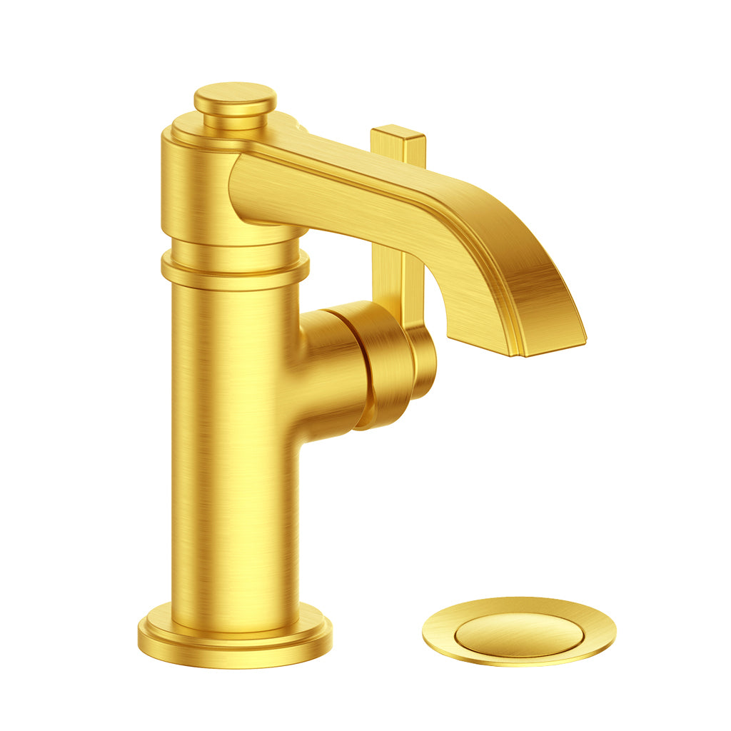 ZEHN LAVATORY FAUCET WITH POP-UP DRAIN