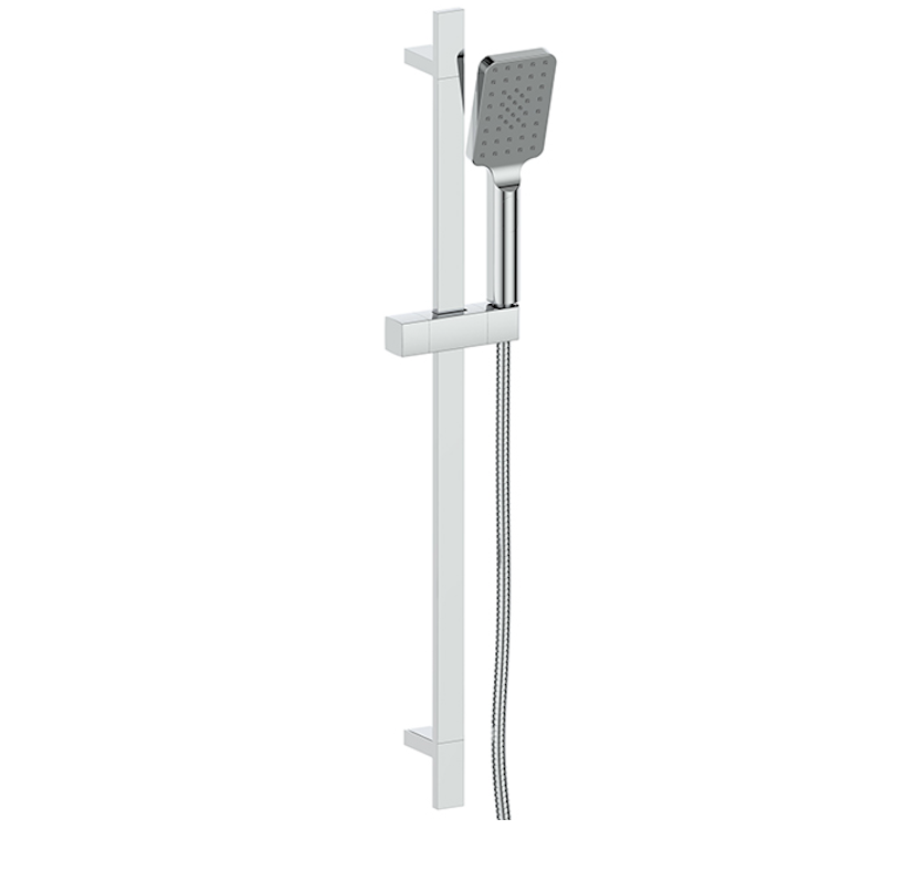 KAPFENBERG SLIDING SHOWER BAR WITH HAND SHOWER