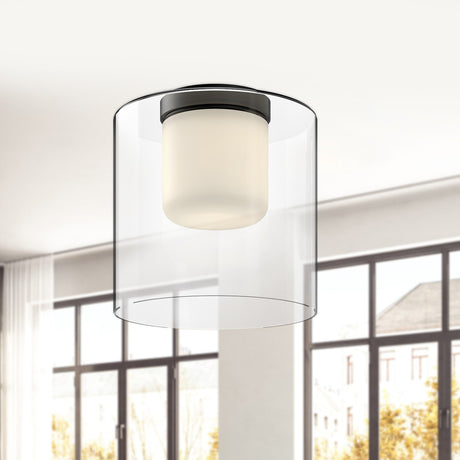 Kuzco Birch 9-in Flush Mount