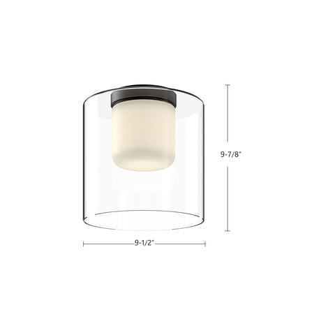 Kuzco Birch 9-in Flush Mount