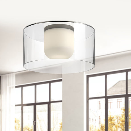 Kuzco Birch 12-in Flush Mount