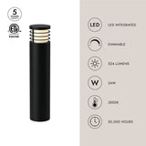 Kuzco Blaine 29-in Exterior Bollard