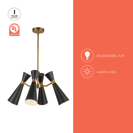 Alora Mood Blake 24-in Chandelier