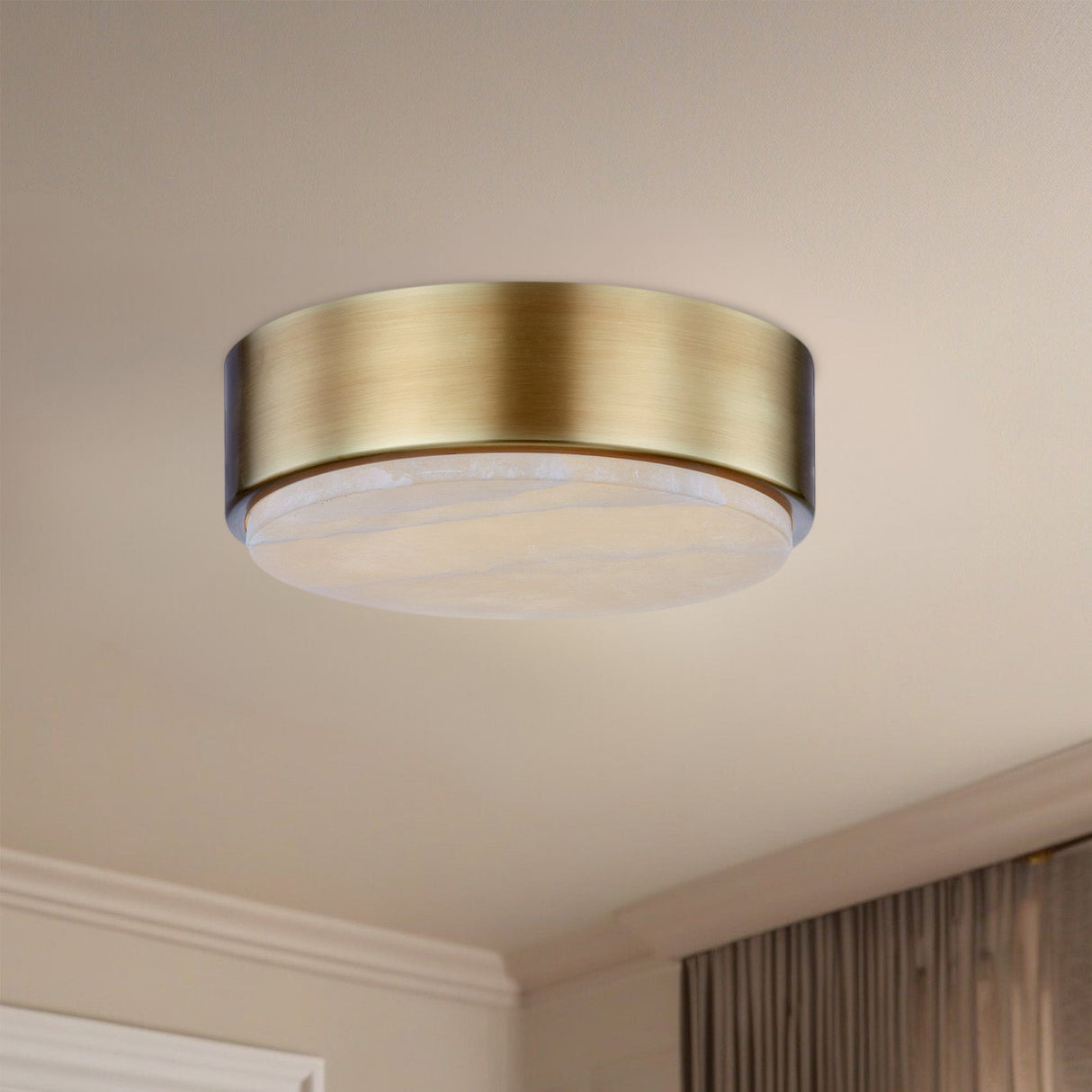 Alora Blanco 8-in Flush Mount