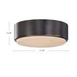 Alora Blanco 8-in Flush Mount