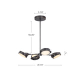 Alora Blanco 28-in Pendant