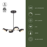 Alora Blanco 28-in Pendant