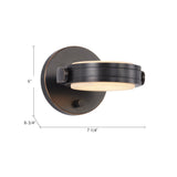 Alora Blanco 6-in Wall/Vanity Light