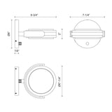Alora Blanco 6-in Wall/Vanity Light