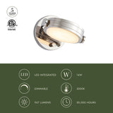 Alora Blanco 6-in Wall/Vanity Light