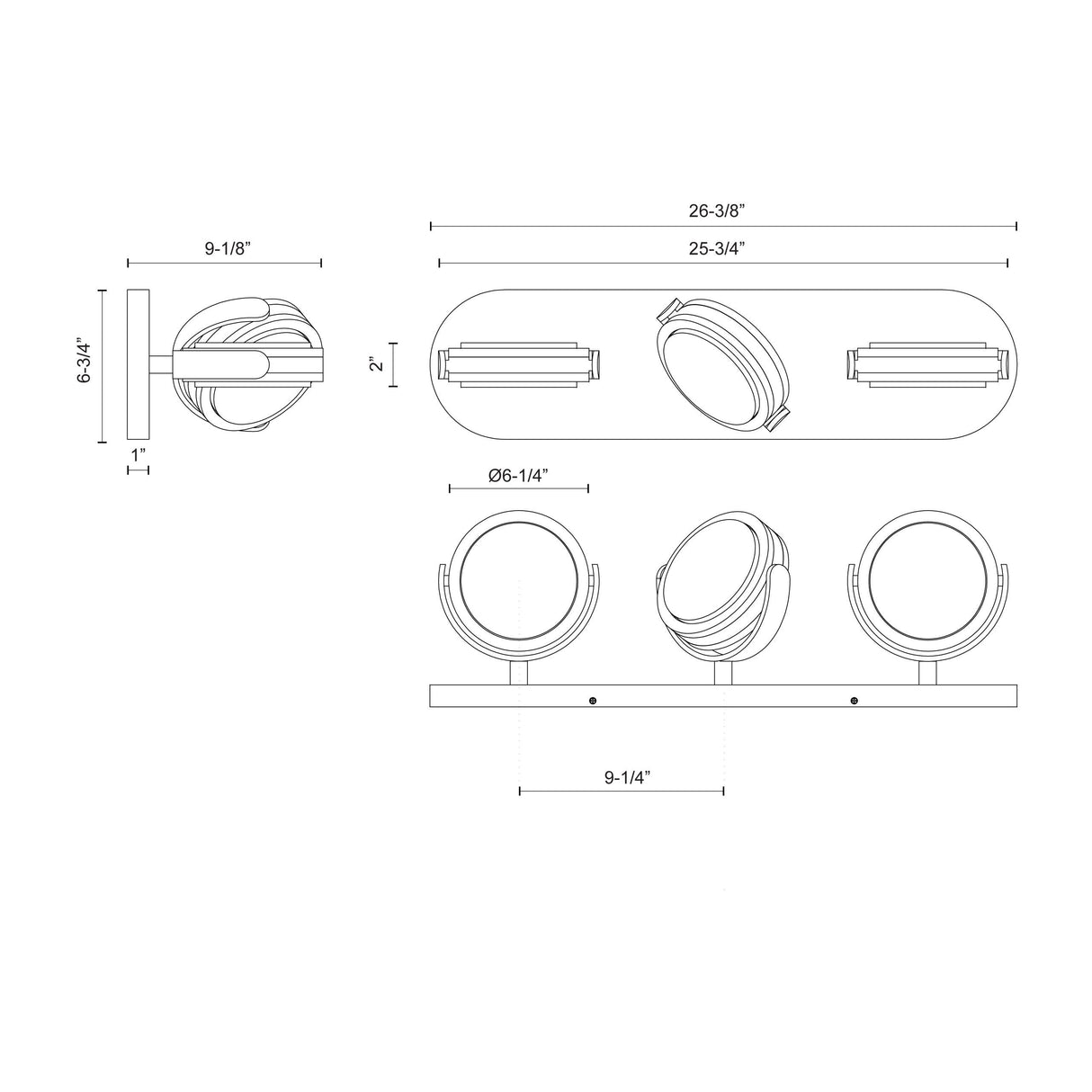 Alora Blanco 26-in Wall/Vanity Light