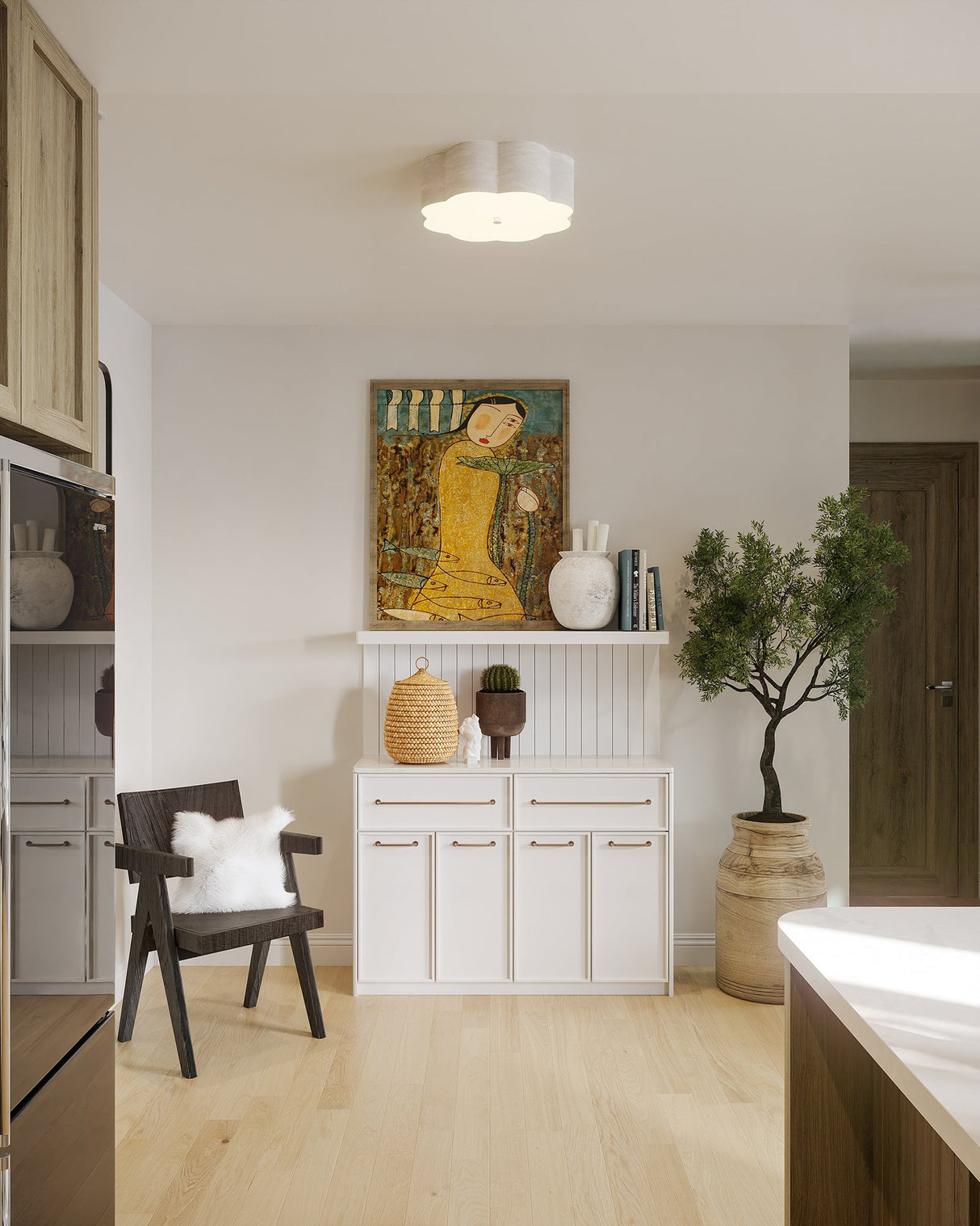 Alora Mood Blossom 14-in Flush Mount