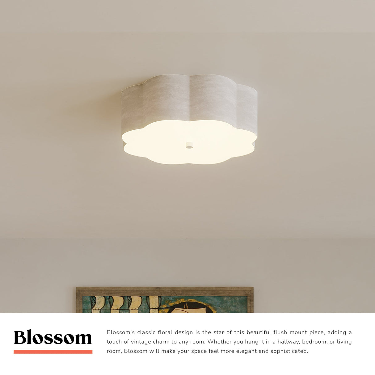 Alora Mood Blossom 14-in Flush Mount