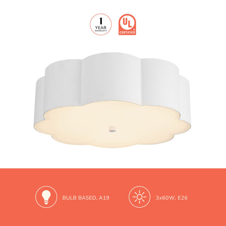 Alora Mood Blossom 14-in Flush Mount