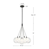 Kuzco Bolla 17-in Chandelier