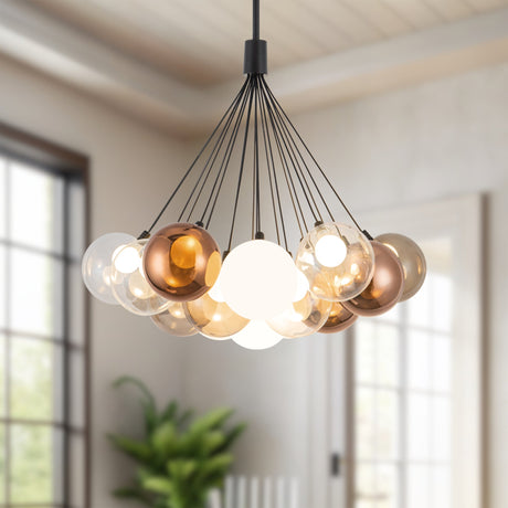 Kuzco Bolla 28-in Chandelier