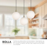Kuzco Bolla 6-in 3 Head Multi Pendant