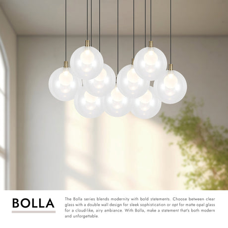 Kuzco Bolla 6-in 9 Head Multi Pendant