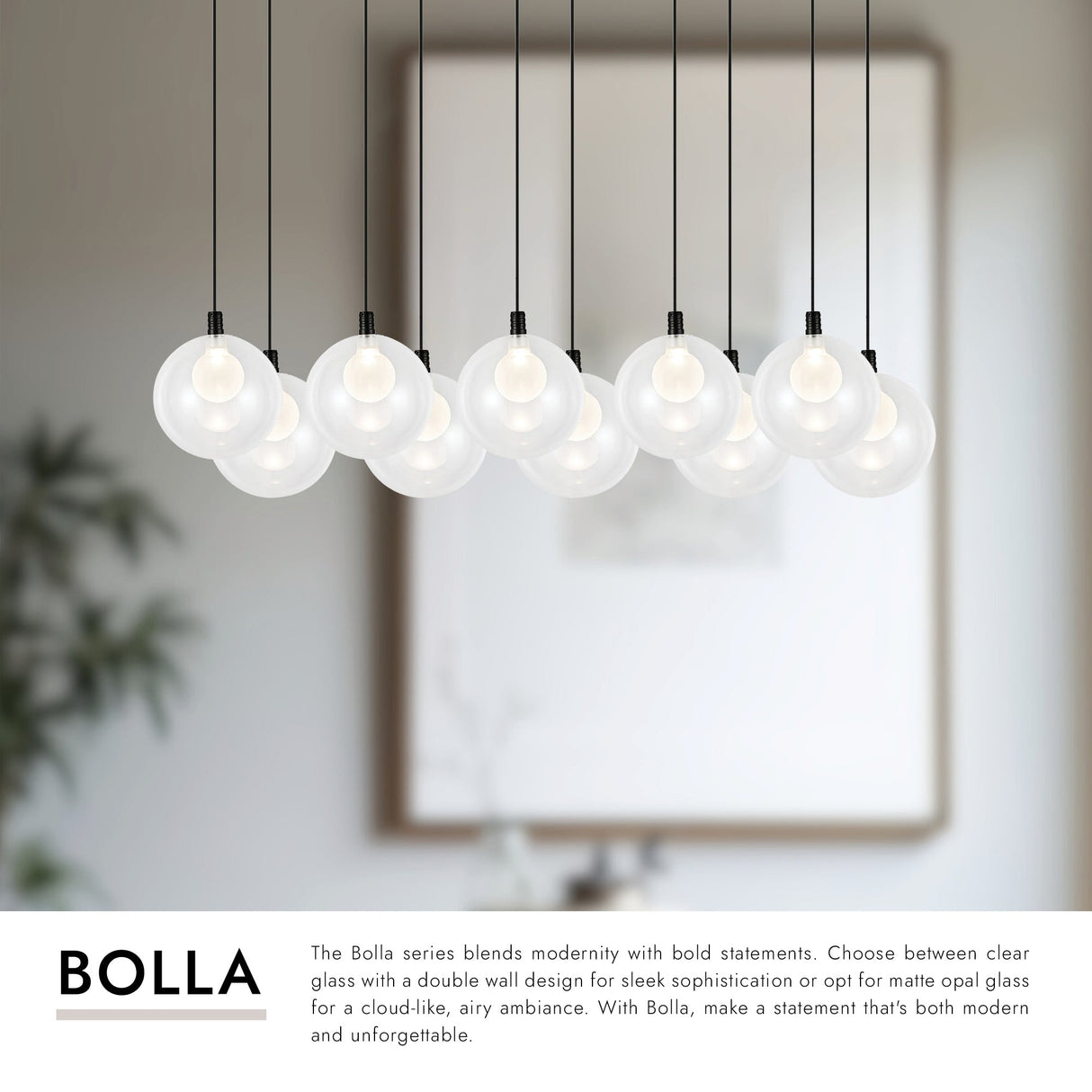 Kuzco Bolla 6-in 10 Head Multi Pendant