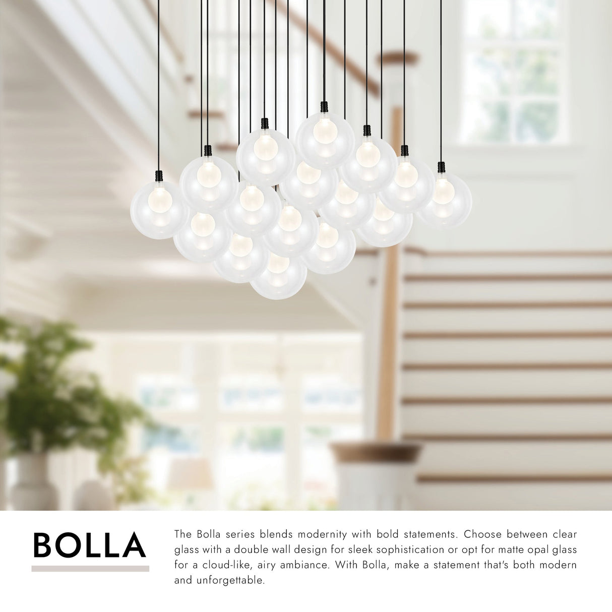 Kuzco Bolla 6-in 16 Head Multi Pendant