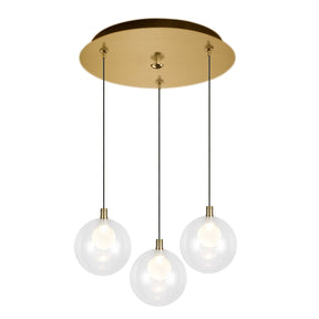 Kuzco Bolla 6-in 3 Head Multi Pendant
