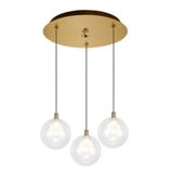 Kuzco Bolla 6-in 3 Head Multi Pendant