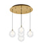 Kuzco Bolla 6-in 5 Head Multi Pendant