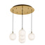 Kuzco Bolla 6-in 5 Head Multi Pendant