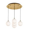 Kuzco Bolla 6-in 5 Head Multi Pendant