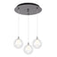 Kuzco Bolla 6-in 3 Head Multi Pendant