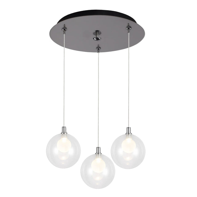 Kuzco Bolla 6-in 3 Head Multi Pendant