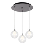 Kuzco Bolla 6-in 3 Head Multi Pendant