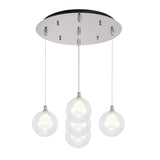 Kuzco Bolla 6-in 5 Head Multi Pendant