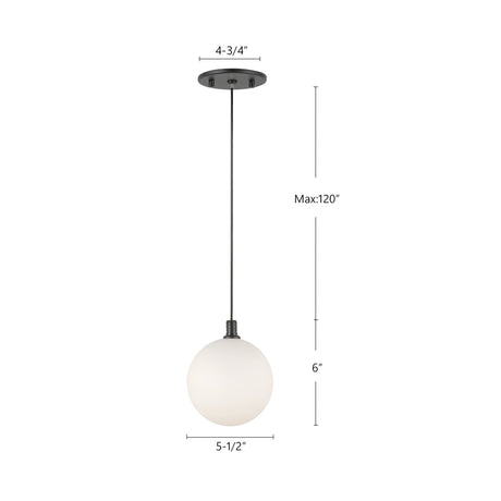 Kuzco Bolla 6-in Pendant