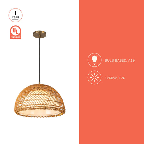 Alora Mood Bondi 16-in Pendant