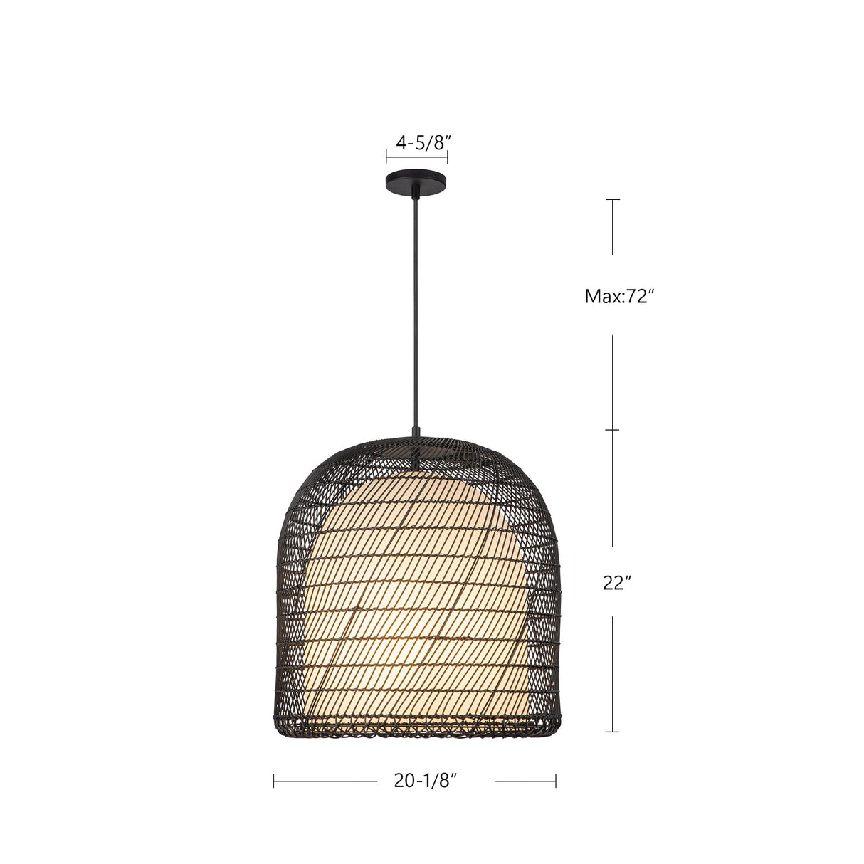Alora Mood Bondi 20-in Pendant