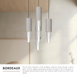 Alora Mood Bordeaux 4-in 5 Head Multi Pendant