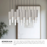 Alora Mood Bordeaux 4-in 10 Head Multi Pendant
