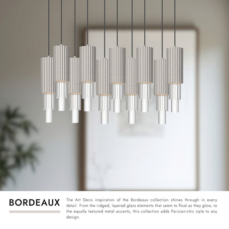 Alora Mood Bordeaux 4-in 10 Head Multi Pendant