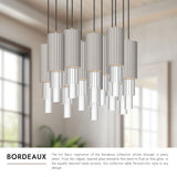 Alora Mood Bordeaux 4-in 13 Head Multi Pendant