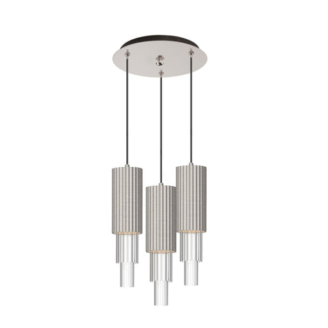 Alora Mood Bordeaux 4-in 3 Head Multi Pendant