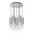 Alora Mood Bordeaux 4-in 9 Head Multi Pendant