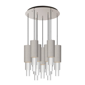 Alora Mood Bordeaux 4-in 9 Head Multi Pendant