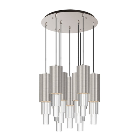 Alora Mood Bordeaux 4-in 9 Head Multi Pendant