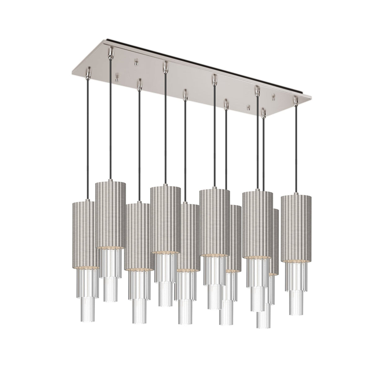 Alora Mood Bordeaux 4-in 10 Head Multi Pendant